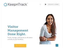 Tablet Screenshot of keepntrack.com